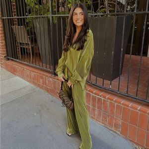 Nasty Gal Matching Green Set